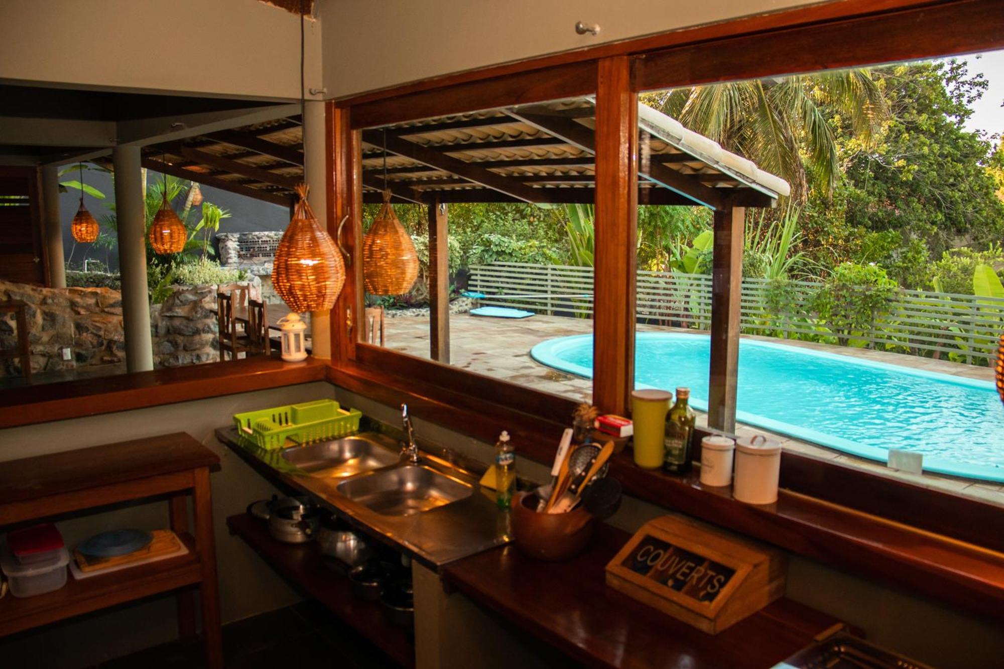 Hostel La Isla Praia de Pipa Kültér fotó